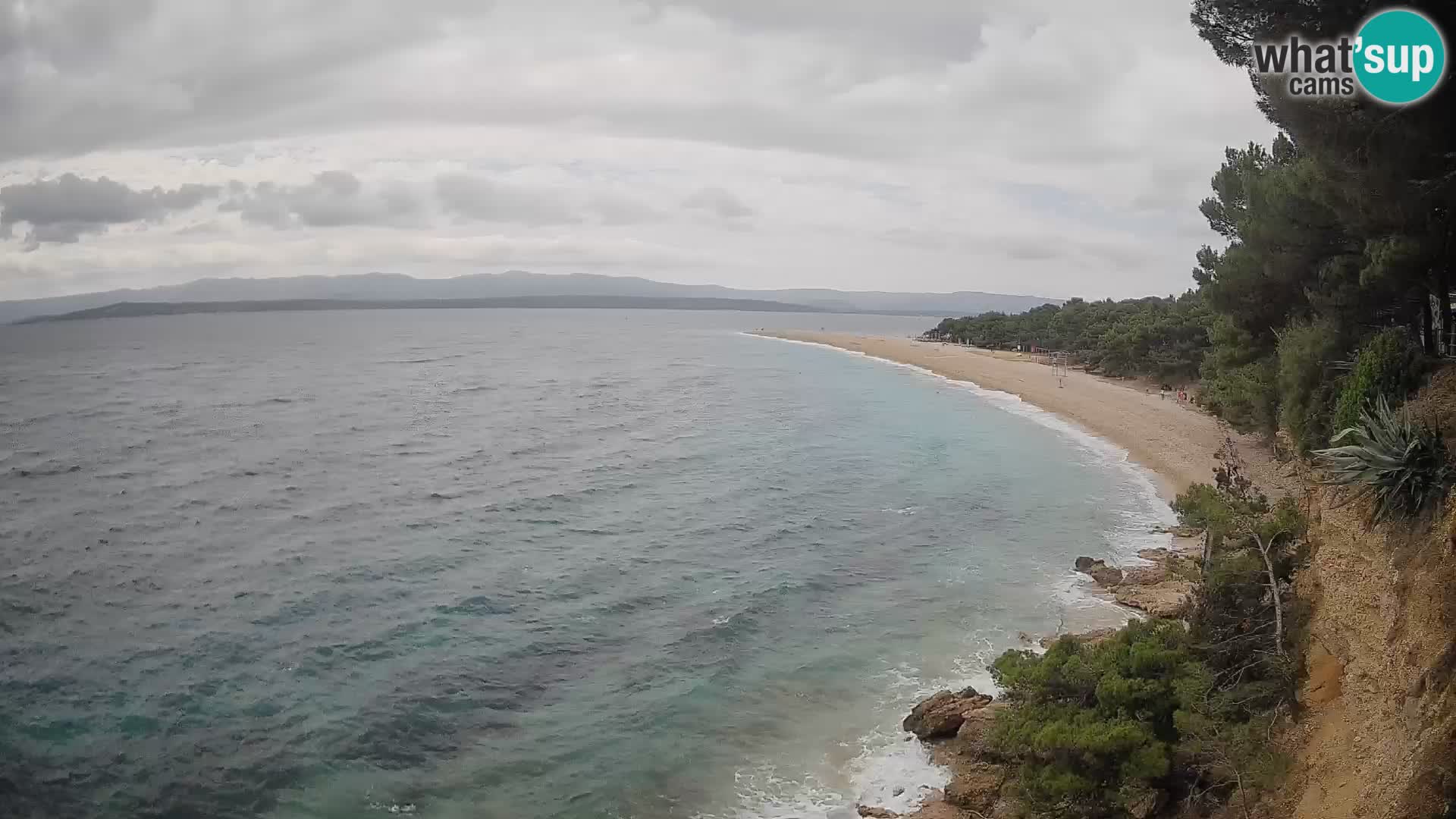 Web kamera Bol Zlatni Rat – Pogled uživo s otoka Brača
