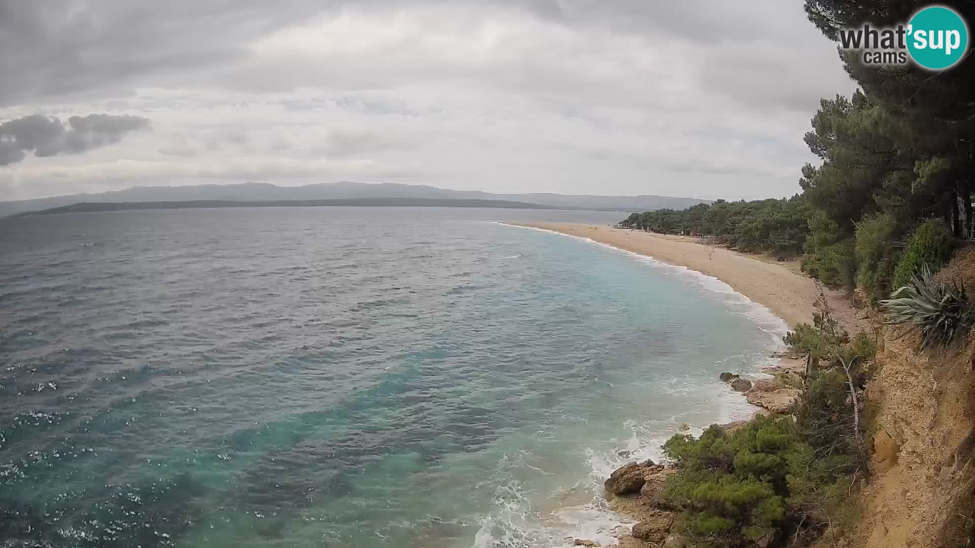 Webcam Bol Zlatni Rat – Vue en direct depuis l’île de Brač