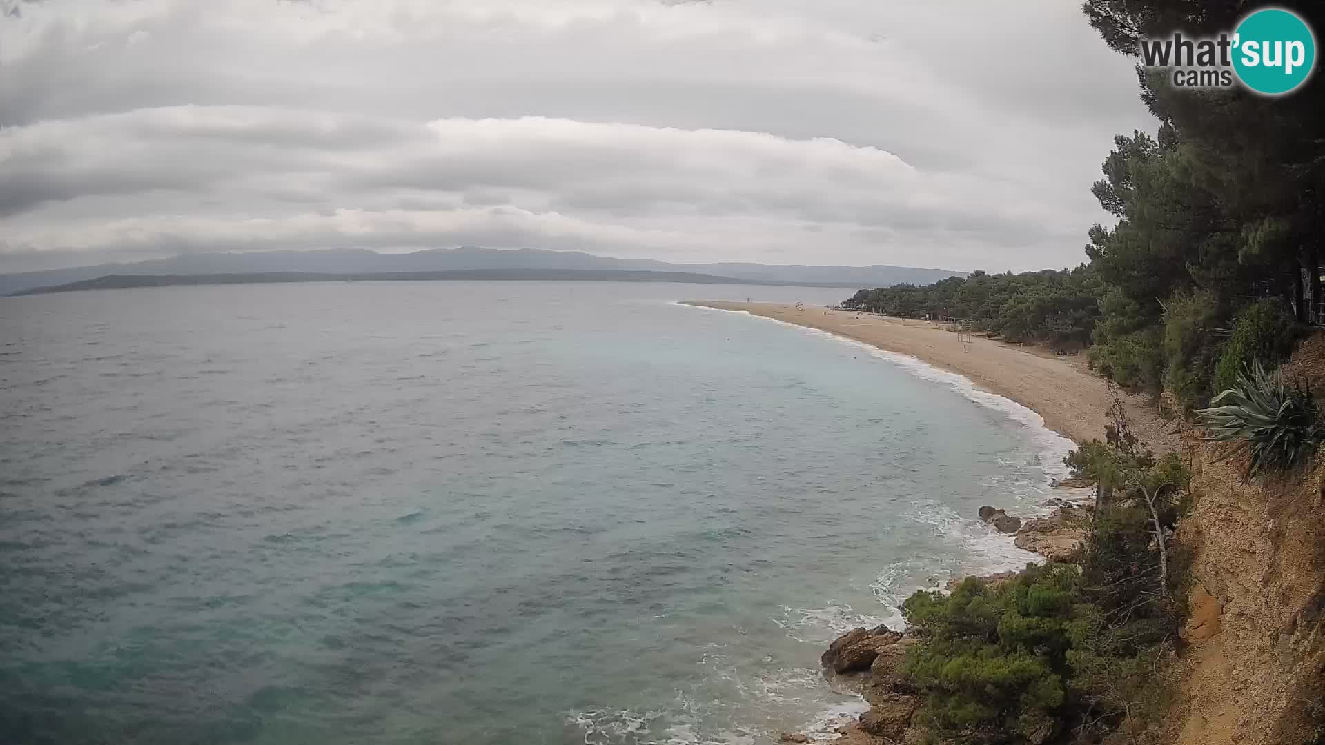 Webcam Bol Zlatni Rat – Vue en direct depuis l’île de Brač