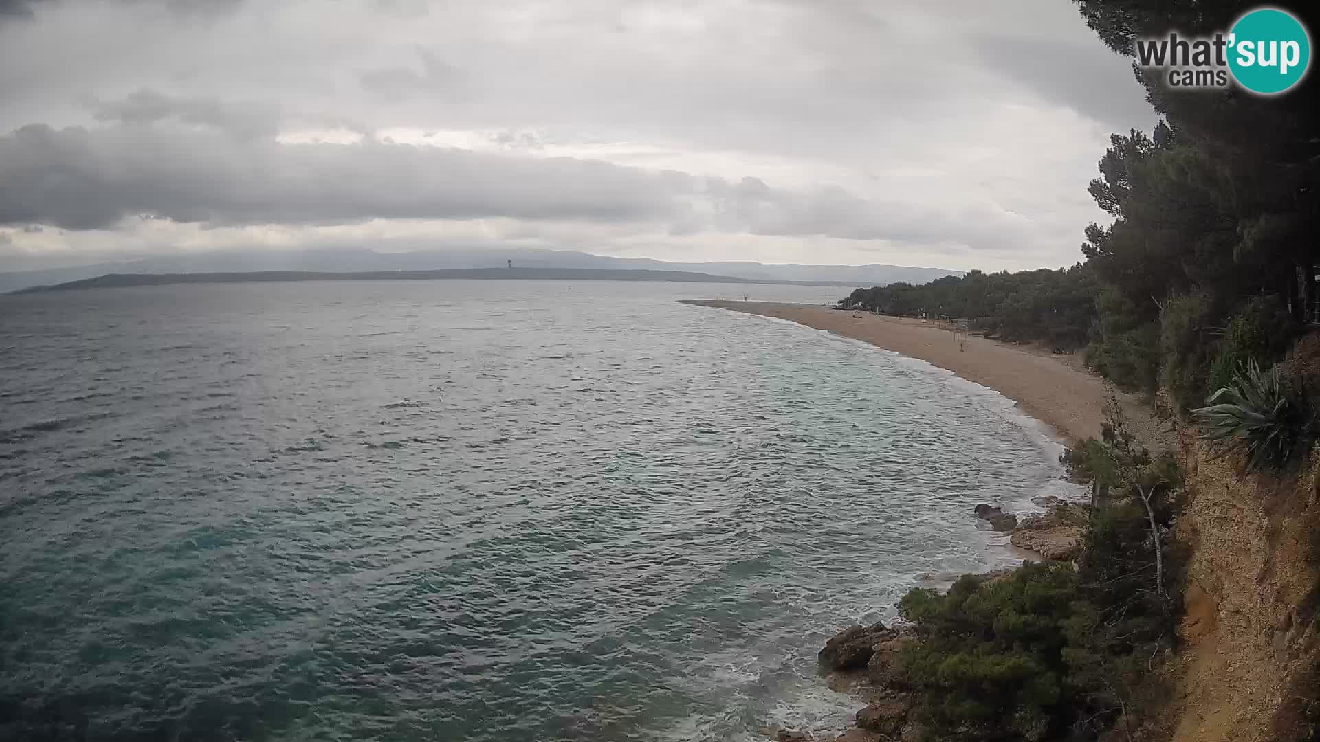 Webcam Bol Zlatni Rat – Vue en direct depuis l’île de Brač