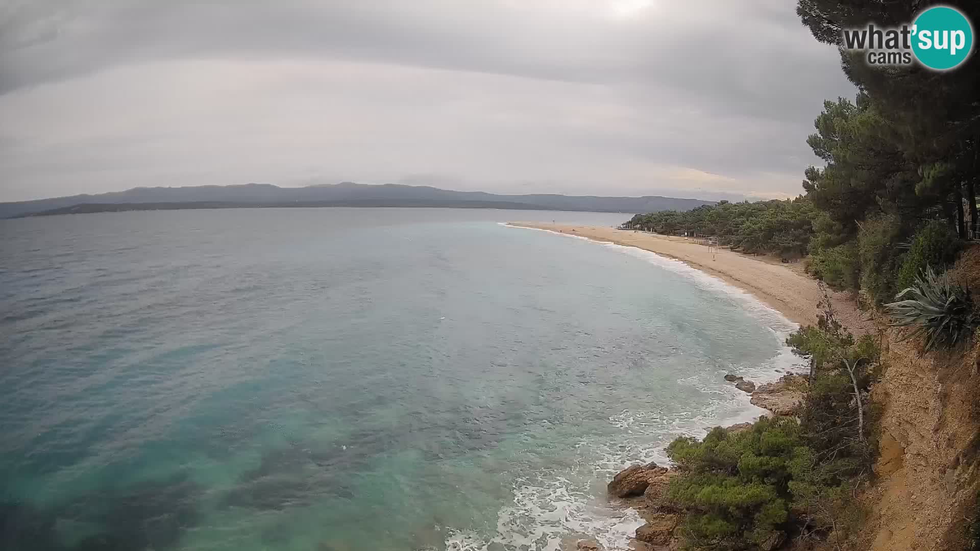 Webcam Bol Zlatni Rat – Vue en direct depuis l’île de Brač