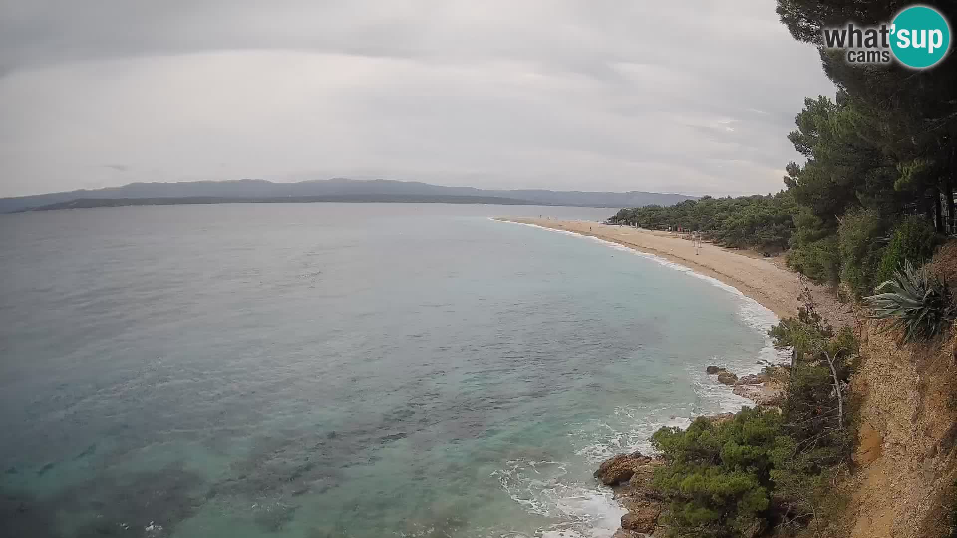 Web kamera Bol Zlatni Rat – Pogled uživo s otoka Brača