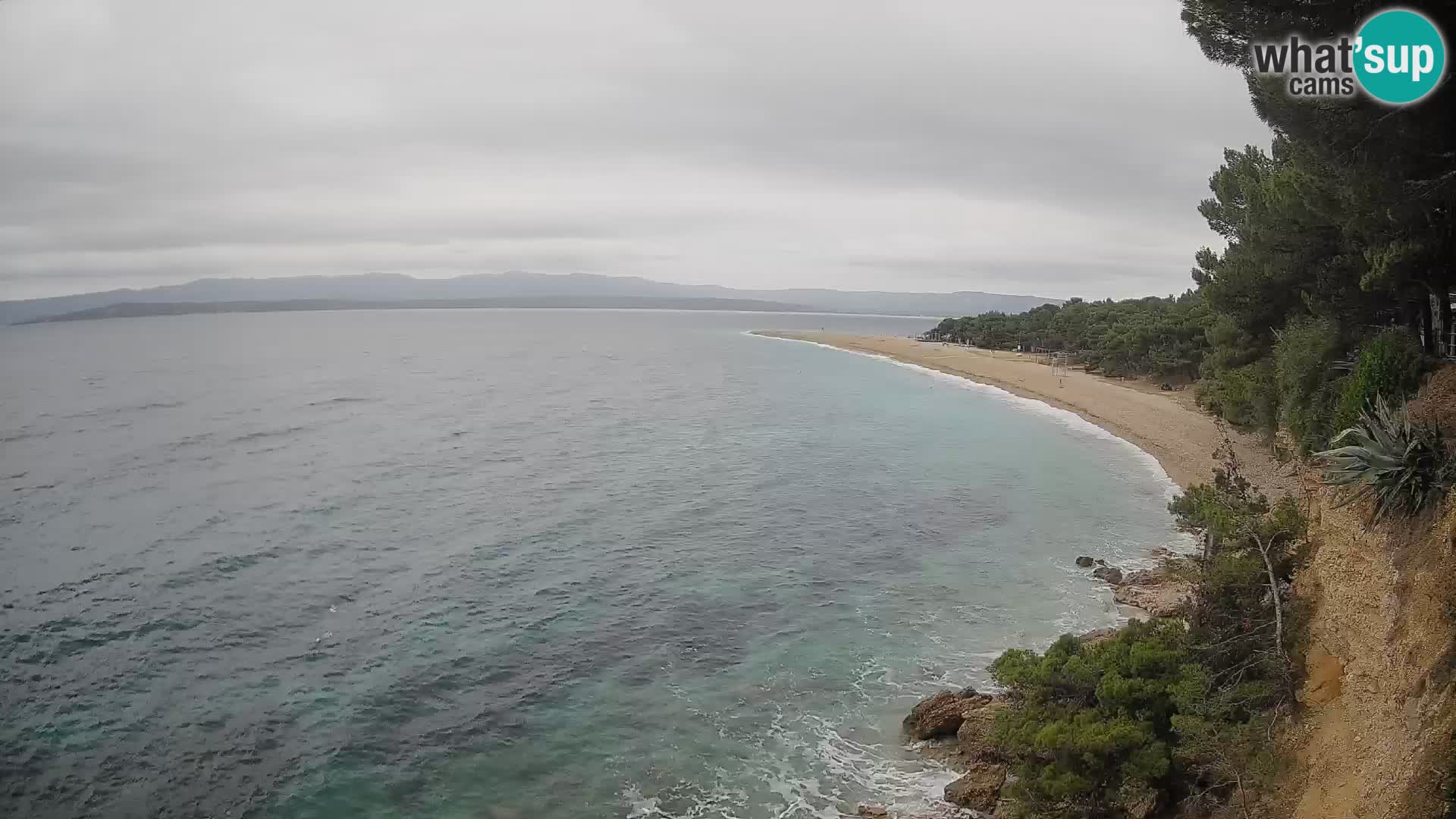 Web kamera Bol Zlatni Rat – Pogled uživo s otoka Brača