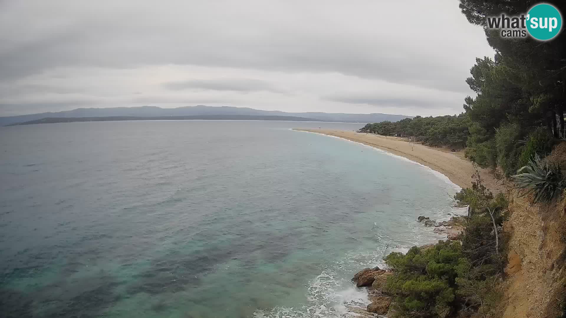 Webcam Bol Zlatni Rat – Vue en direct depuis l’île de Brač