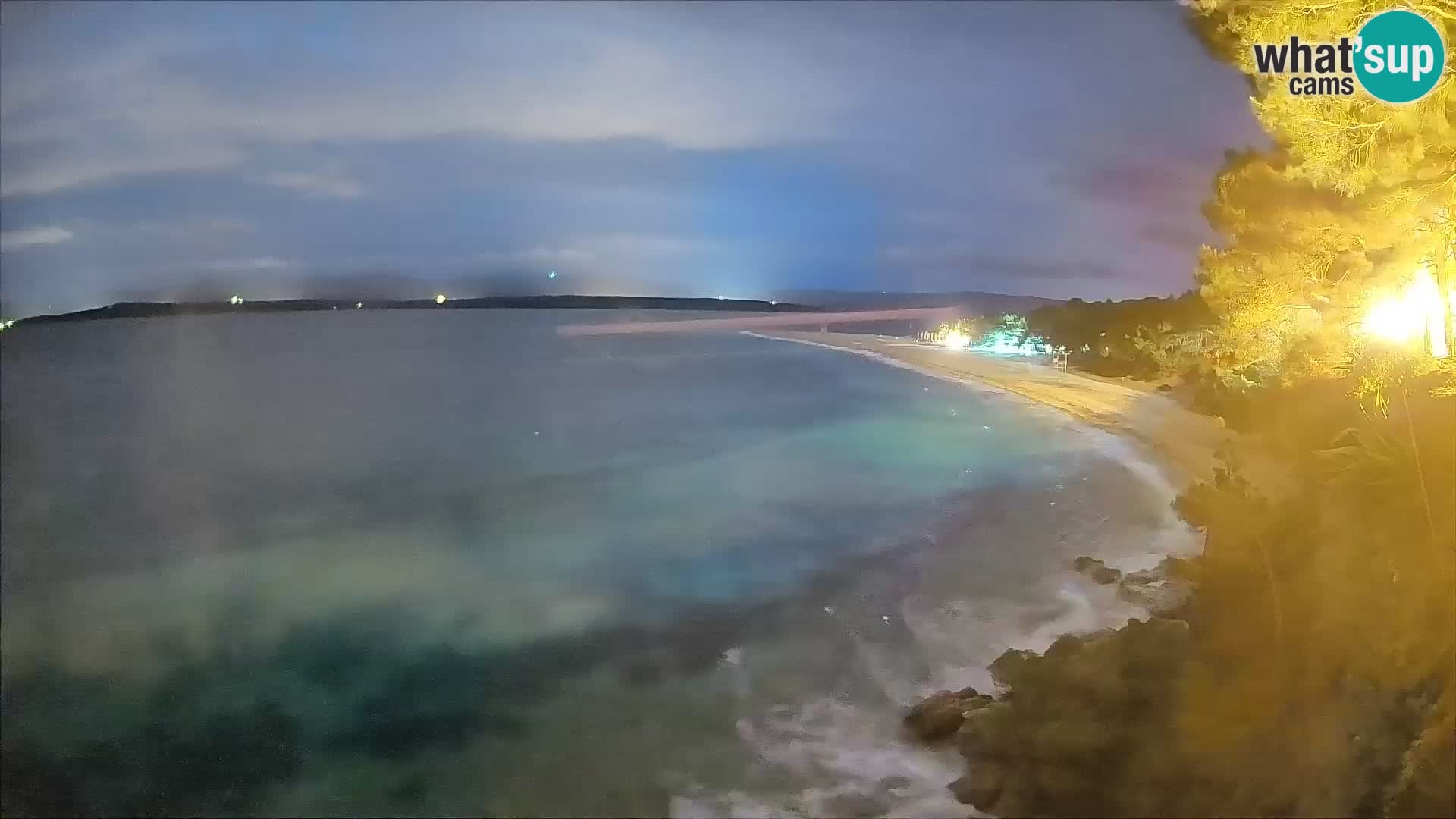 Webcam Zlatni Rat Bol – Liveblick vom berühmten Strand auf Brač