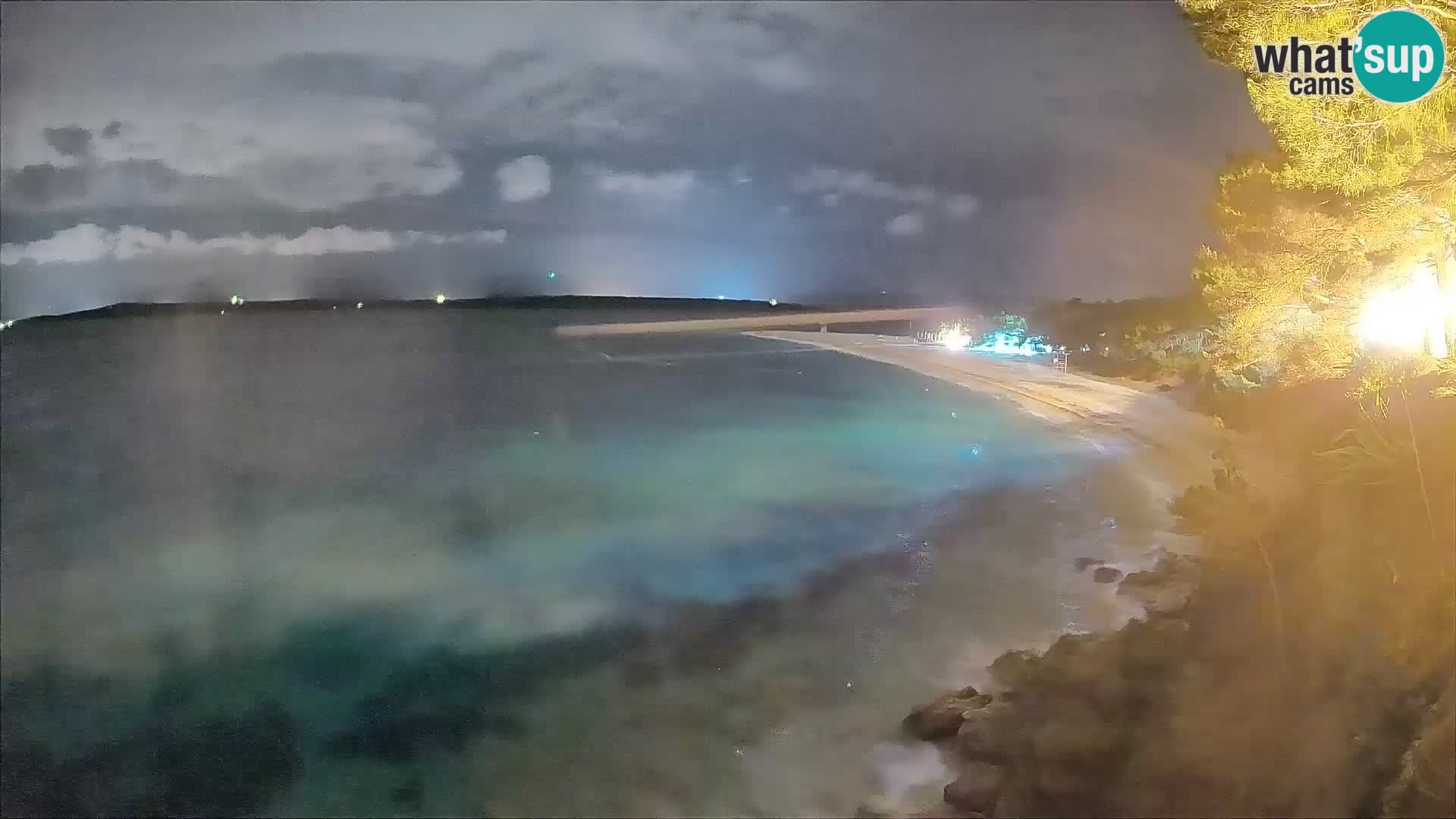 Webcam Bol Zlatni Rat – Vista en vivo desde la isla de Brač