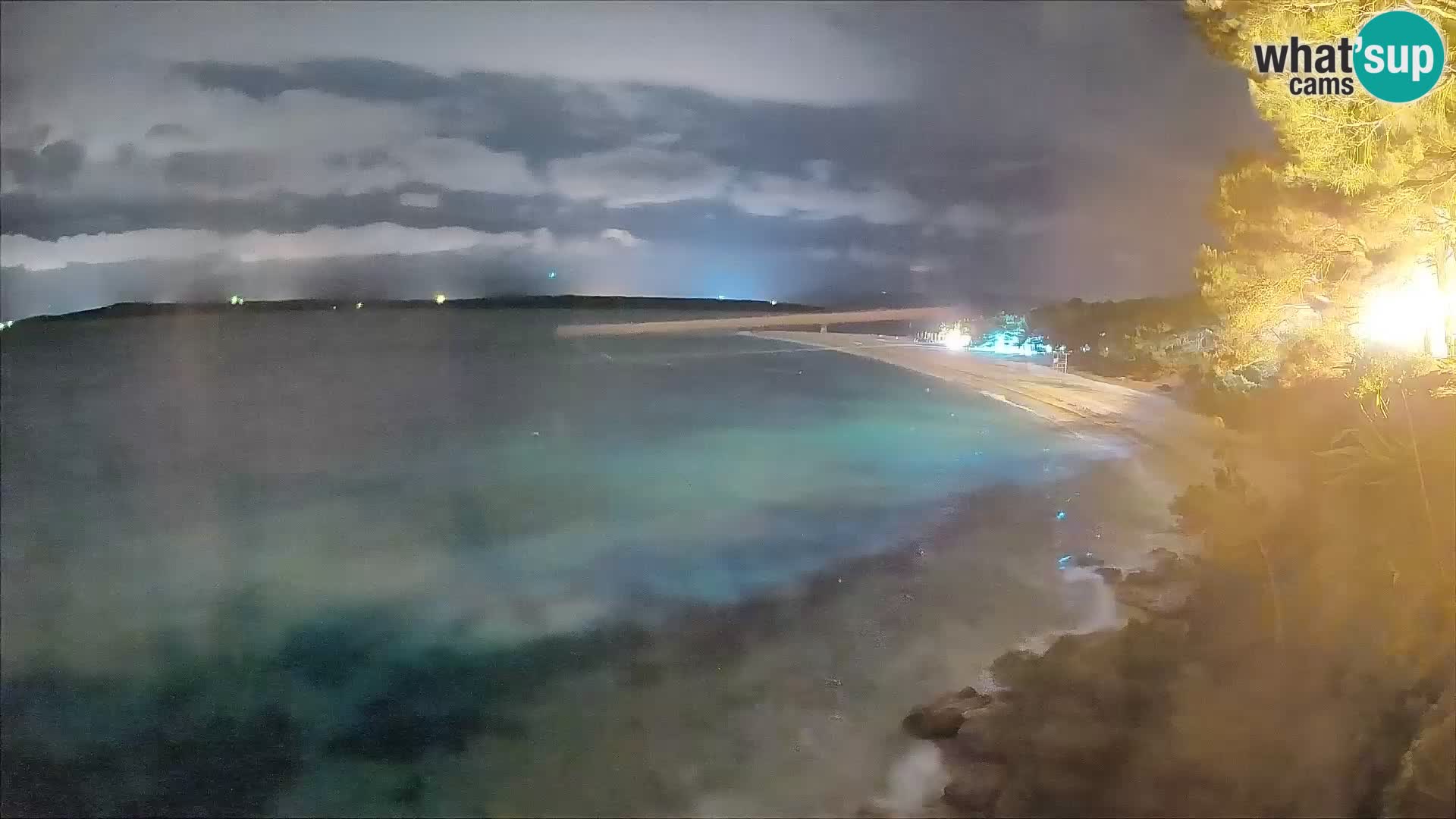 Webcam Bol Zlatni Rat – Vista en vivo desde la isla de Brač