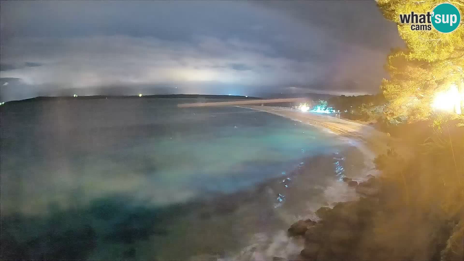 Webcam Bol Zlatni Rat – Vista en vivo desde la isla de Brač