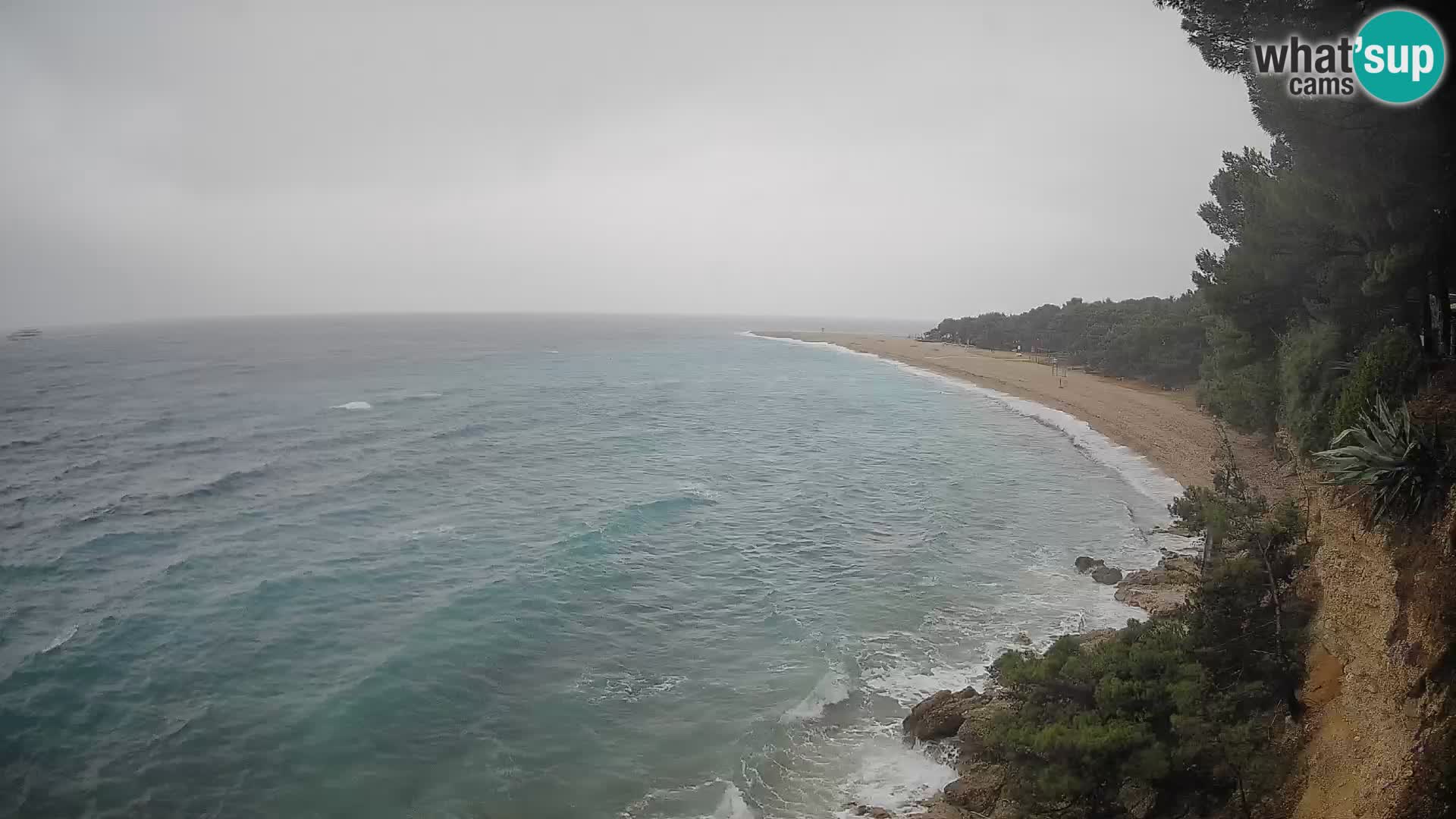 Webcam Bol Zlatni Rat – Vue en direct depuis l’île de Brač