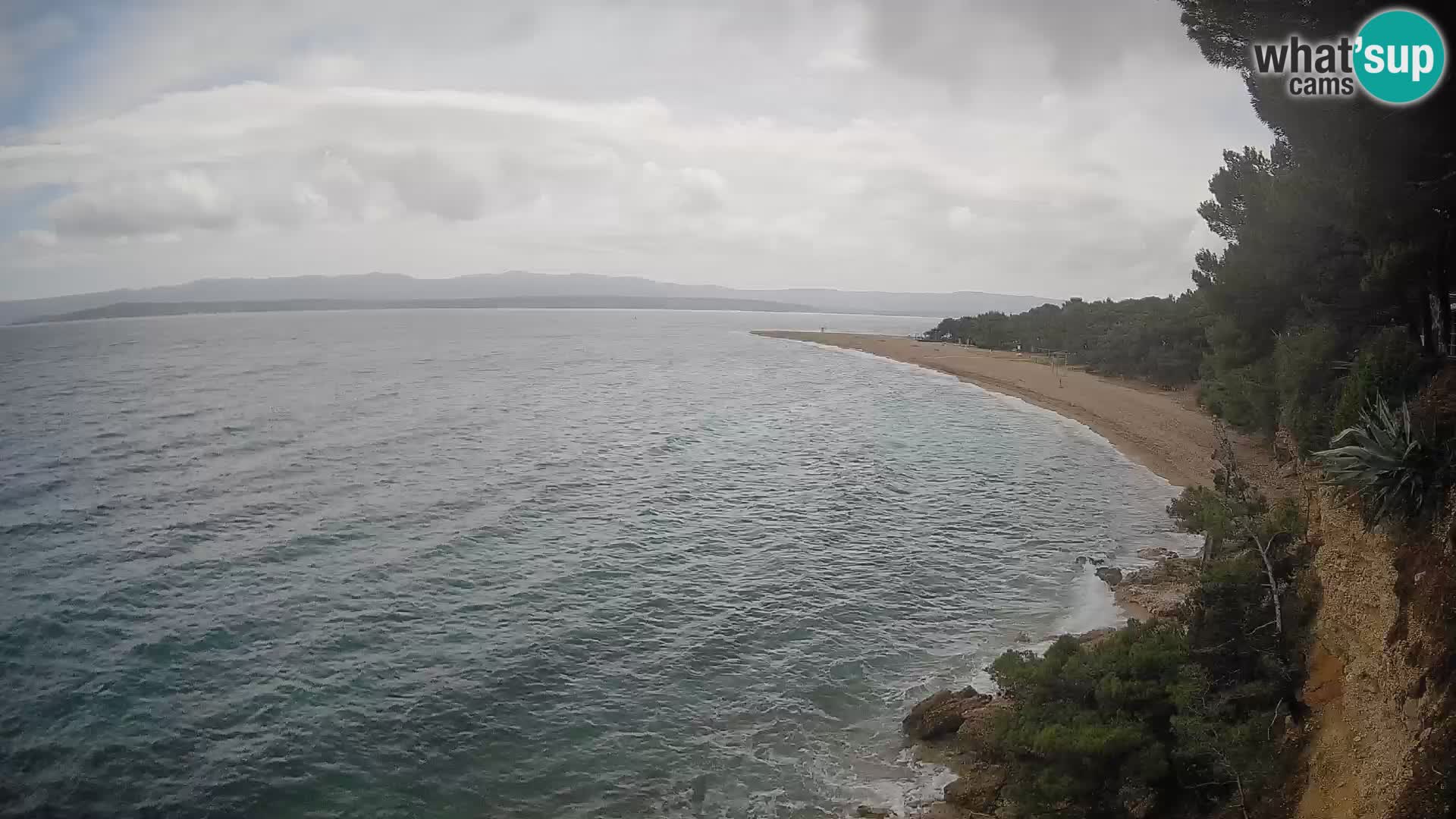 Webcam Bol Zlatni Rat – Vue en direct depuis l’île de Brač