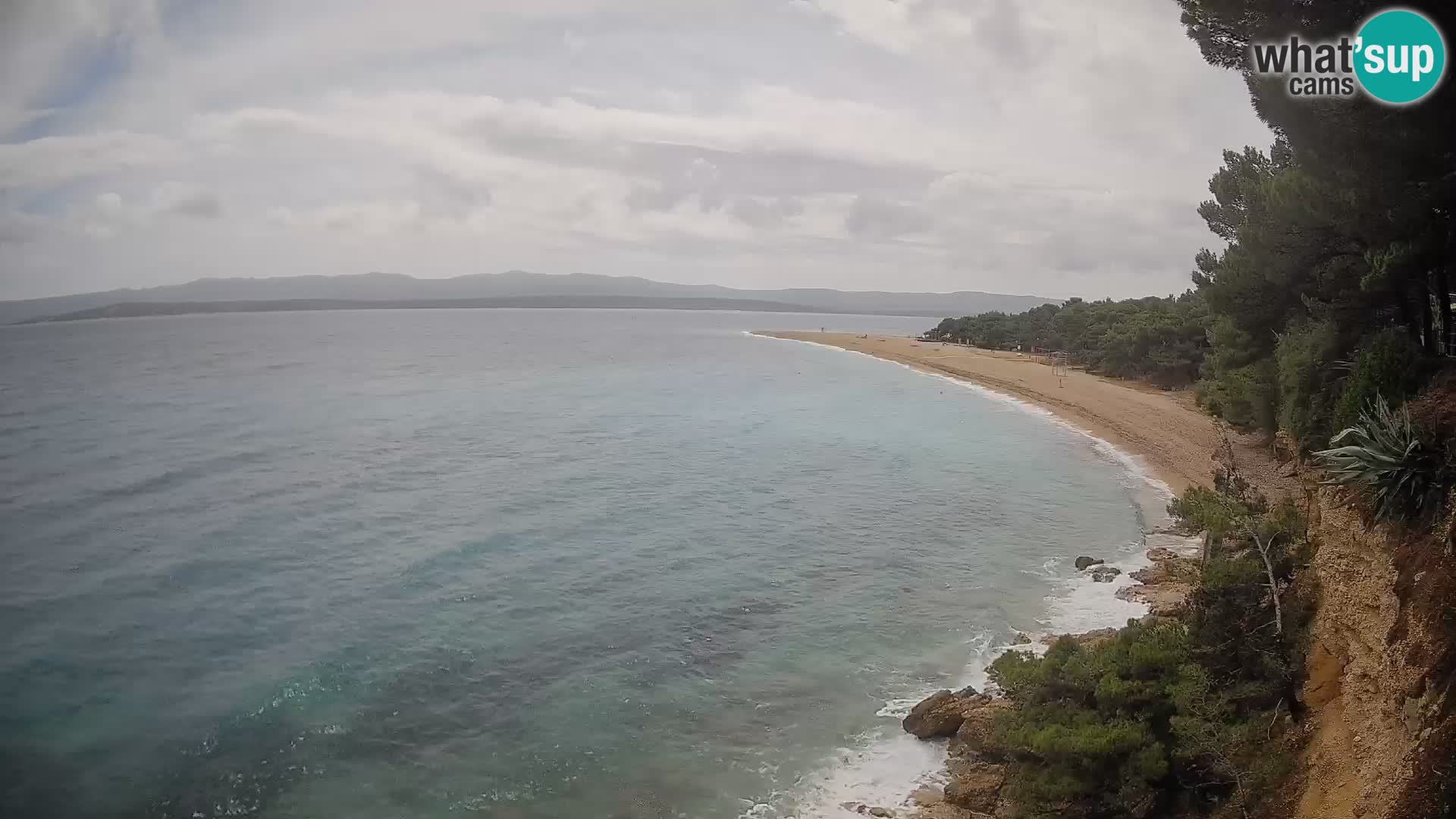 Web kamera Bol Zlatni Rat – Pogled uživo s otoka Brača