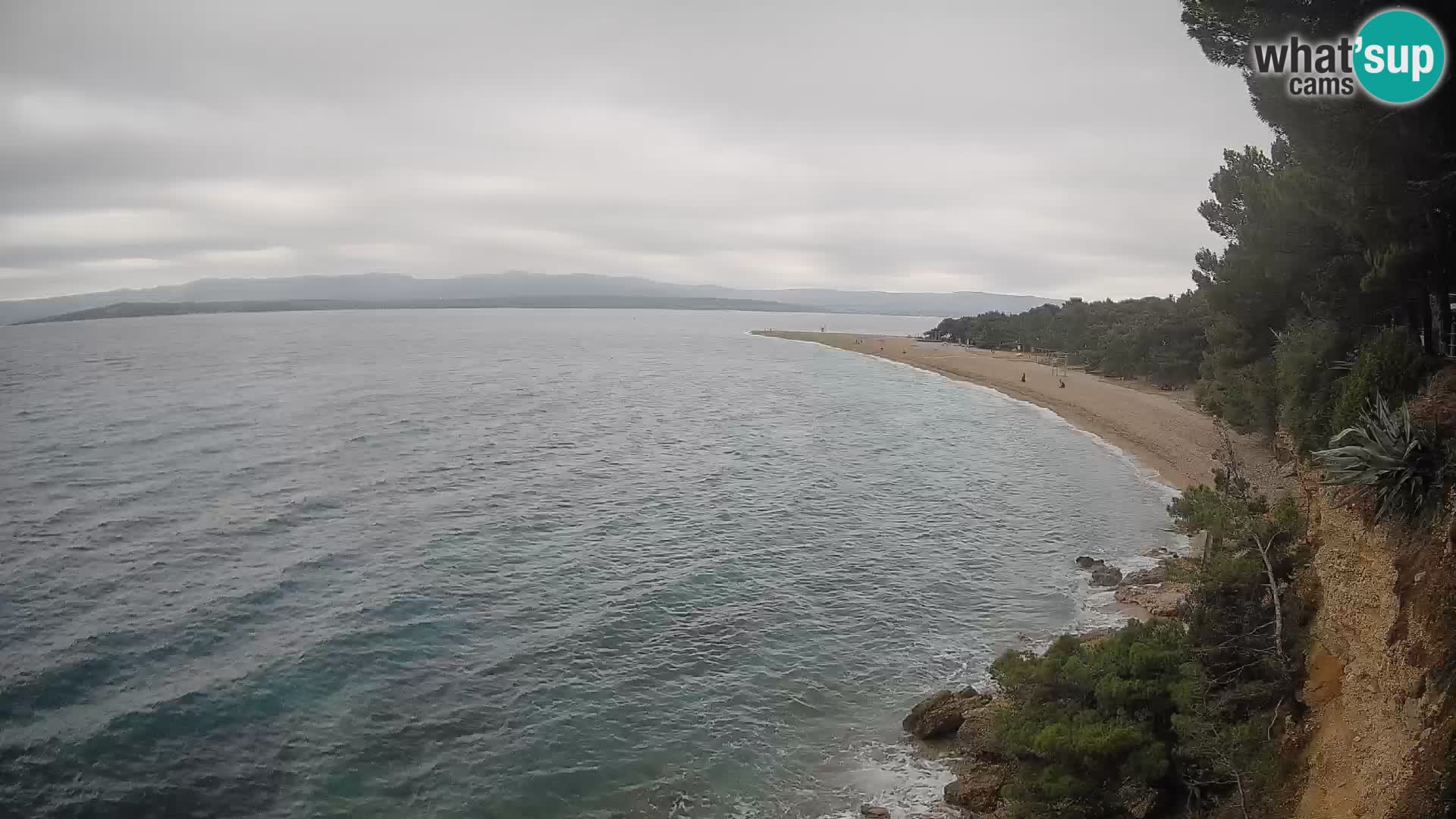 Web kamera Bol Zlatni Rat – Pogled uživo s otoka Brača