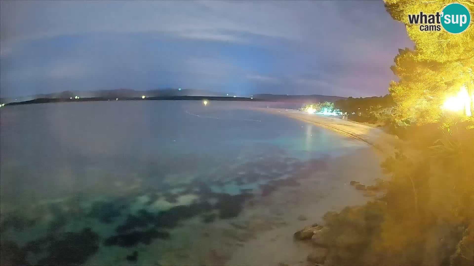 Webcam Bol Zlatni Rat – Vista en vivo desde la isla de Brač