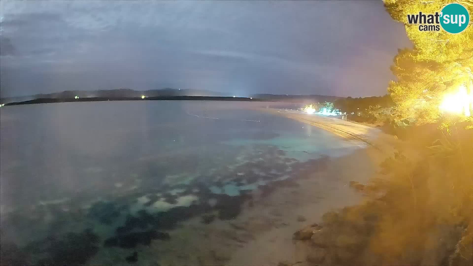Webcam Bol Zlatni Rat – Vista en vivo desde la isla de Brač