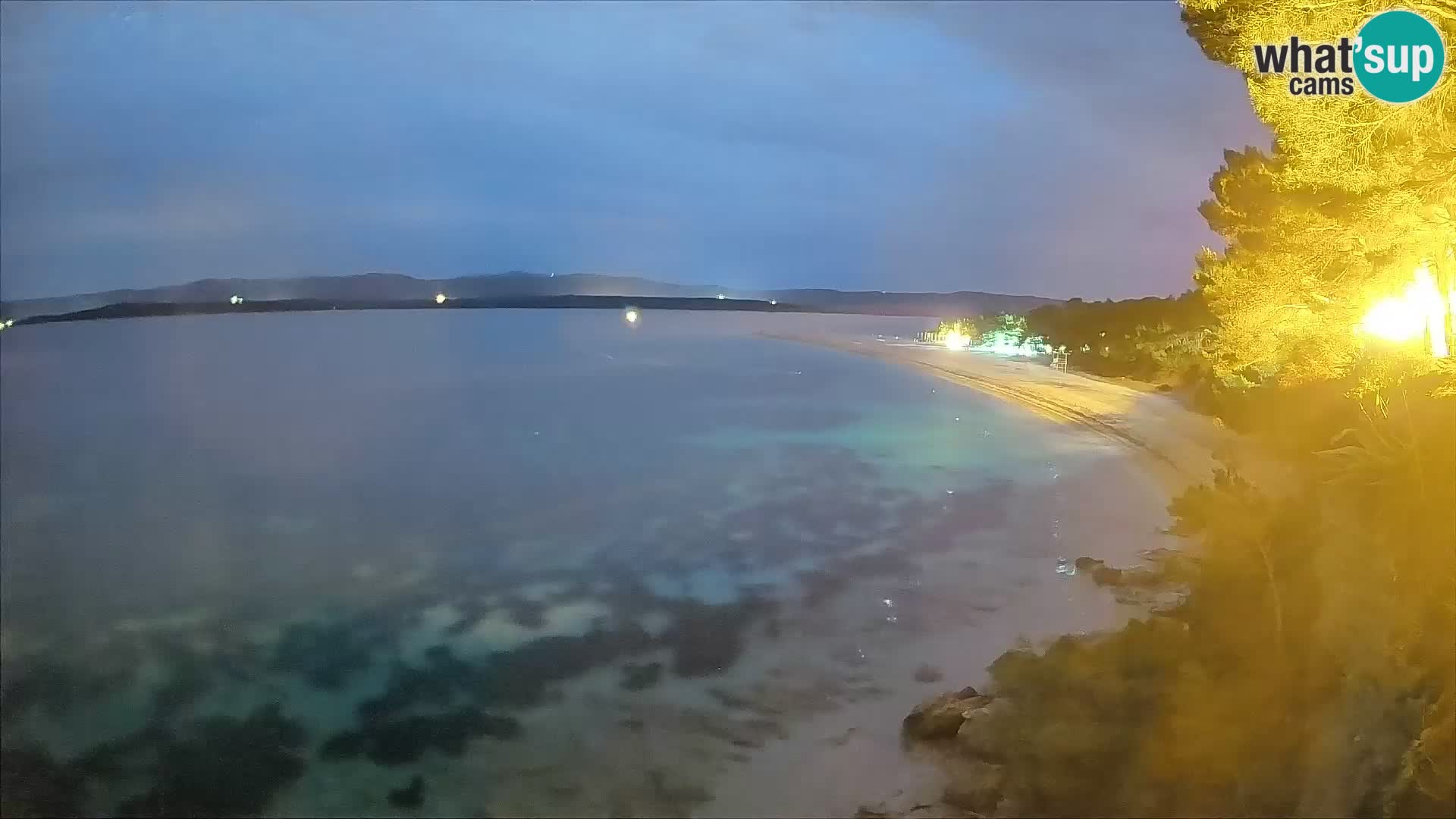 Webcam Zlatni Rat Bol – Liveblick vom berühmten Strand auf Brač
