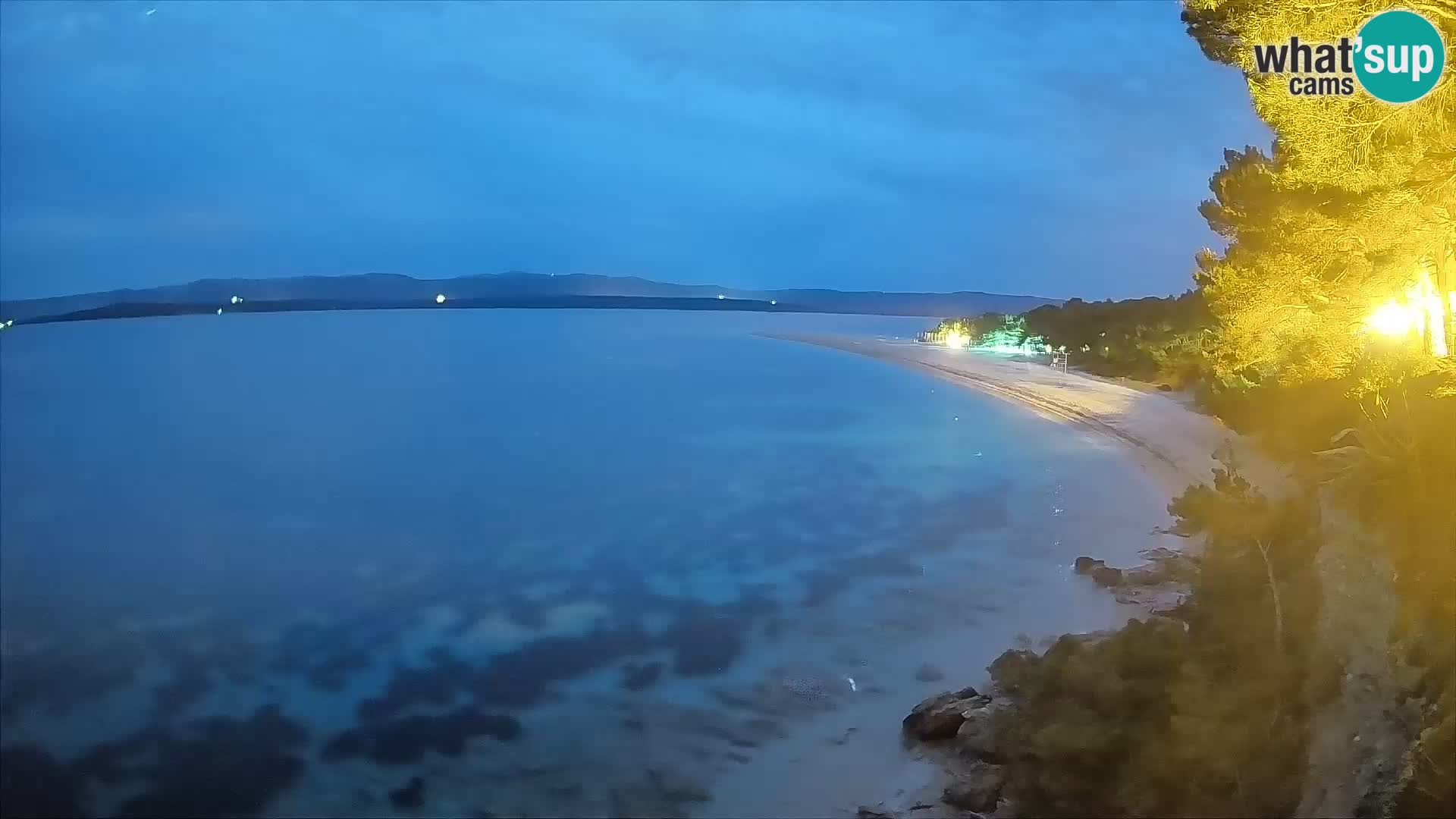 Webcam Zlatni Rat Bol – Liveblick vom berühmten Strand auf Brač