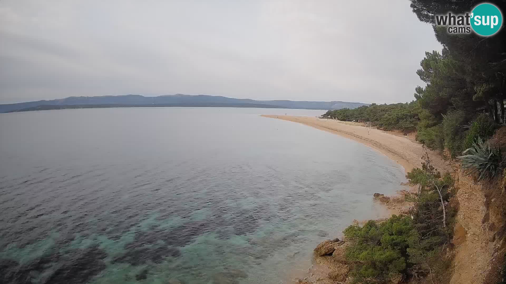 Web kamera Bol Zlatni Rat – Pogled uživo s otoka Brača