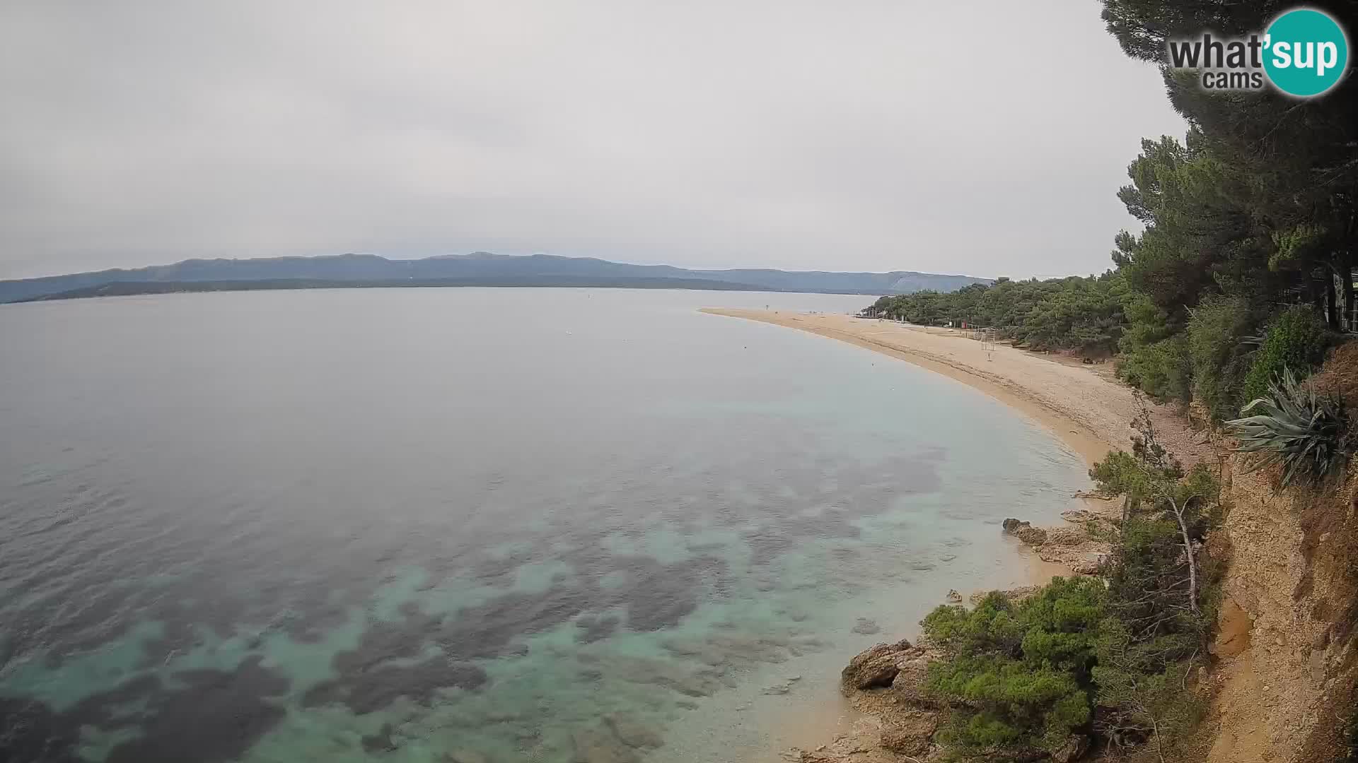 Webcam Bol Zlatni Rat – Vue en direct depuis l’île de Brač
