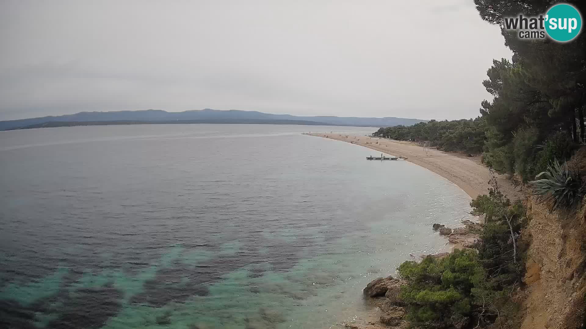Web kamera Bol Zlatni Rat – Pogled uživo s otoka Brača