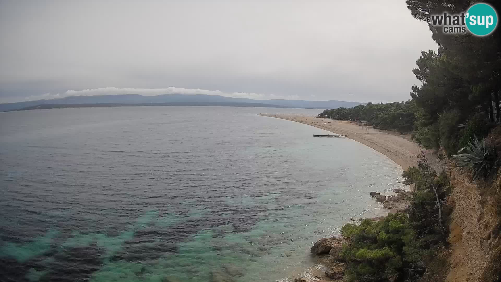 Web kamera Bol Zlatni Rat – Pogled uživo s otoka Brača