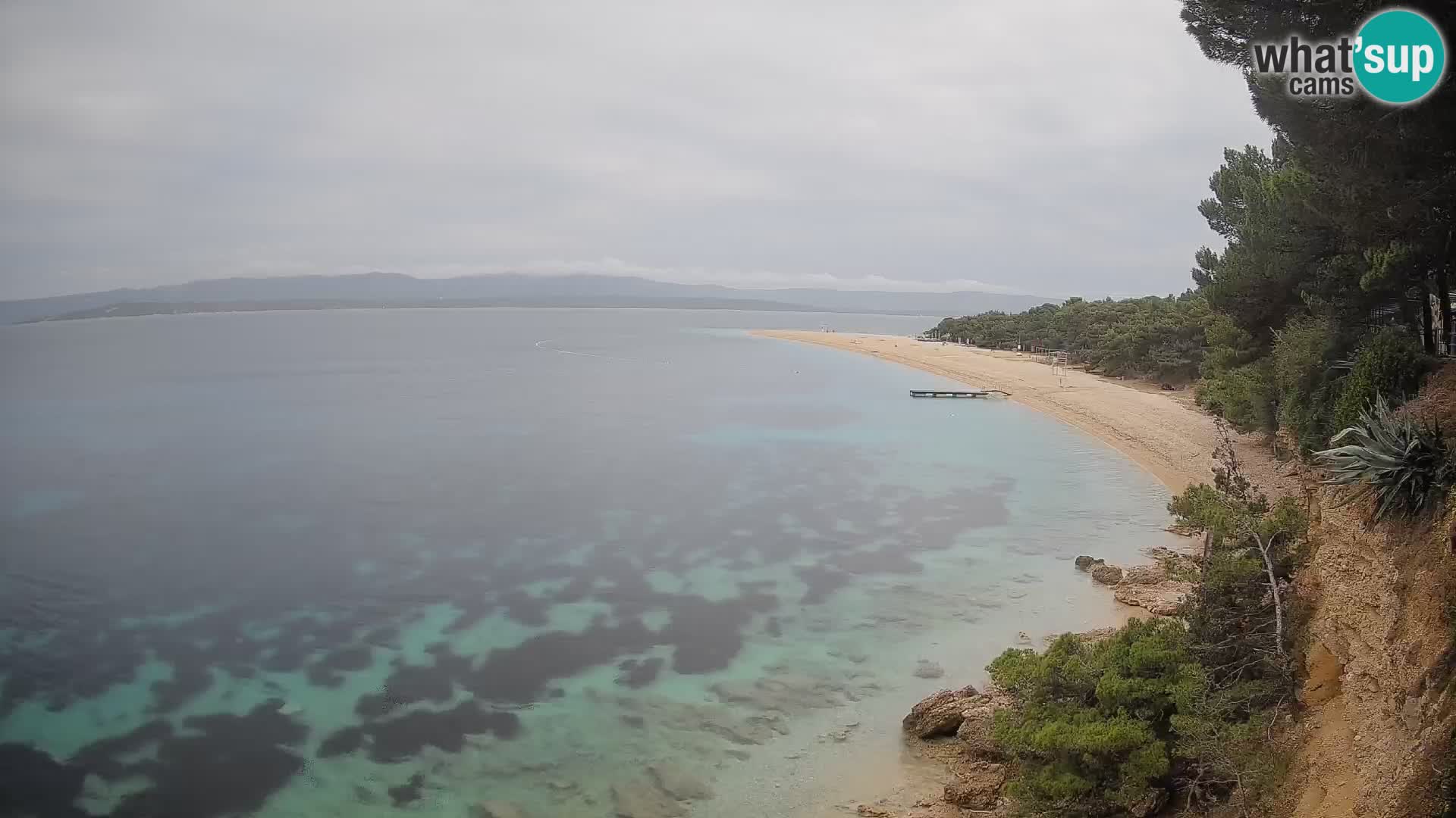Web kamera Bol Zlatni Rat – Pogled uživo s otoka Brača