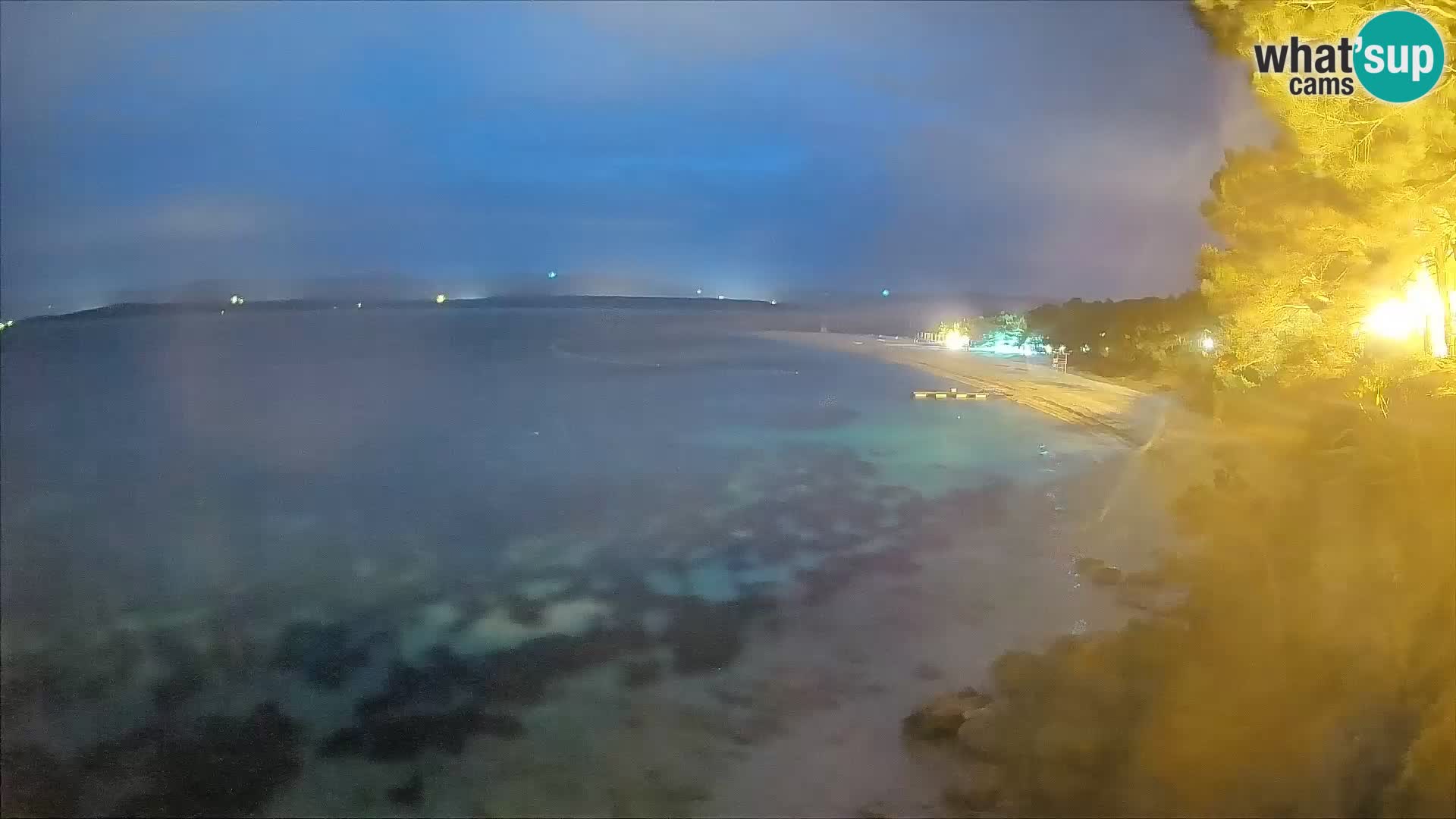 Webcam Zlatni Rat Bol – Liveblick vom berühmten Strand auf Brač