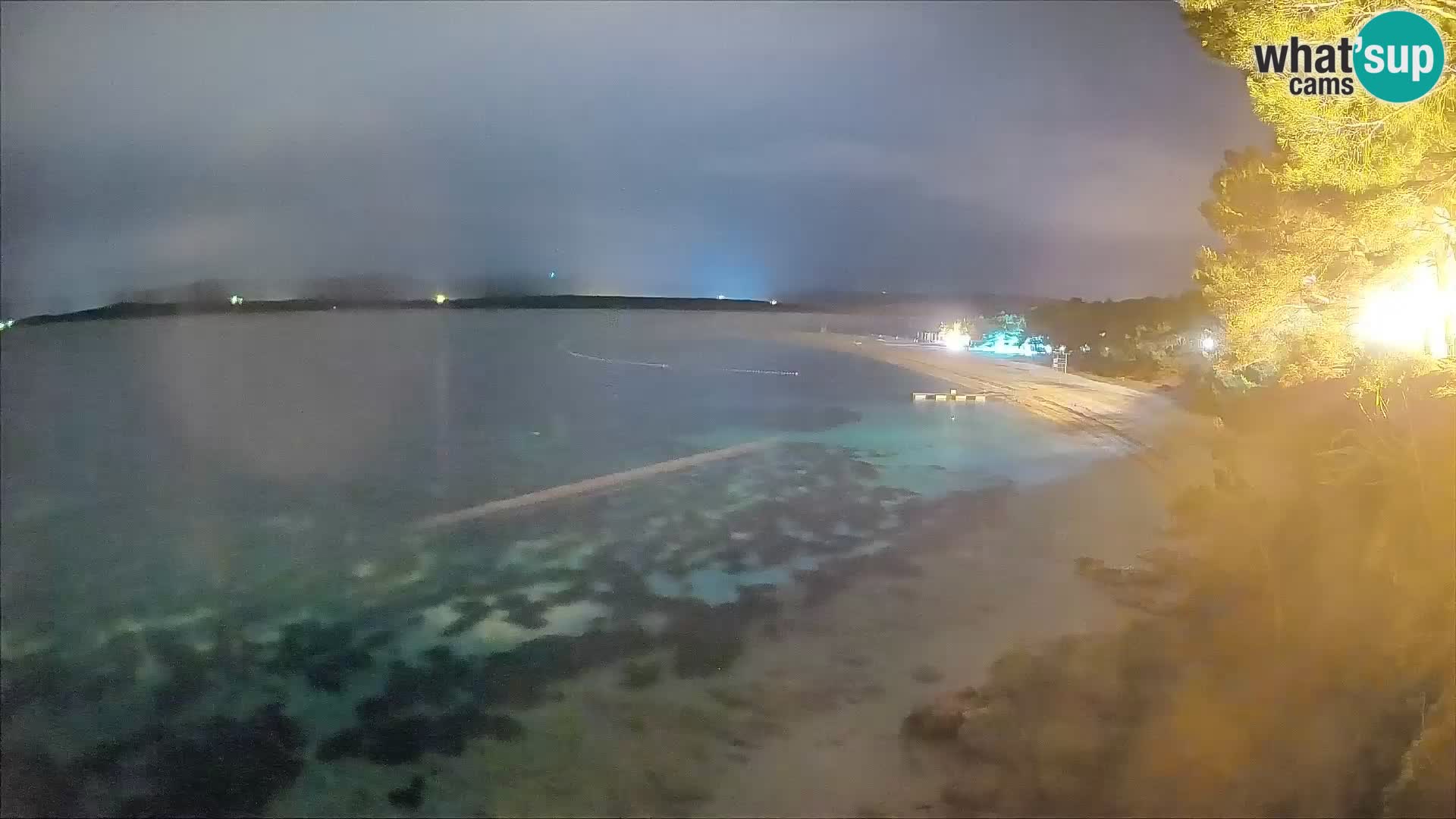 Webcam Bol Zlatni Rat – Vista en vivo desde la isla de Brač