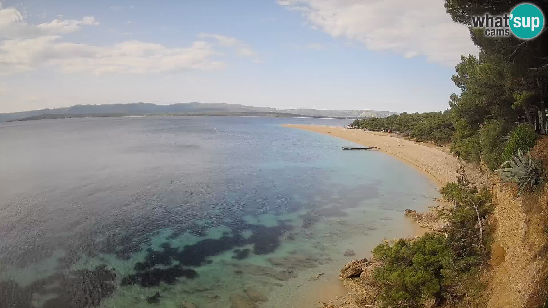 Web kamera Bol Zlatni Rat – Pogled uživo s otoka Brača