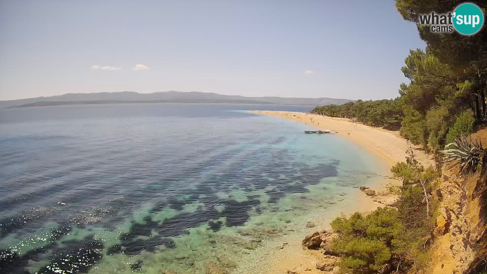 Web kamera Bol Zlatni Rat – Pogled uživo s otoka Brača