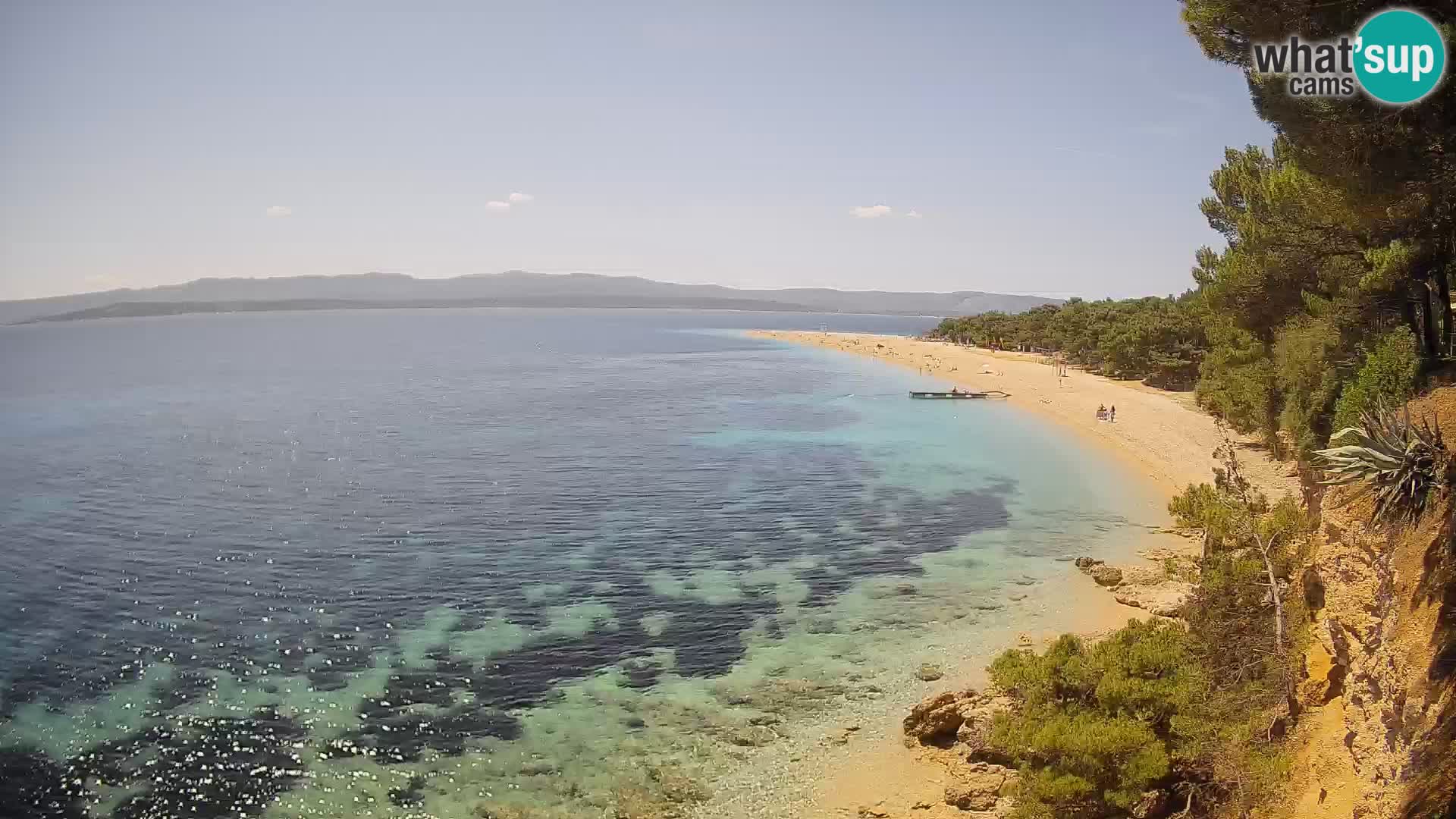 Web kamera Bol Zlatni Rat – Pogled uživo s otoka Brača
