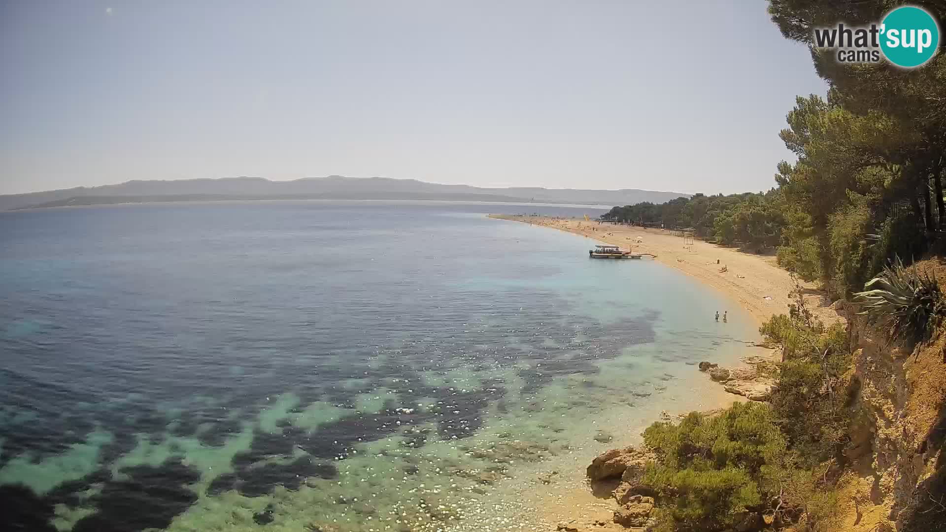 Webcam Zlatni Rat Bol – Liveblick vom berühmten Strand auf Brač