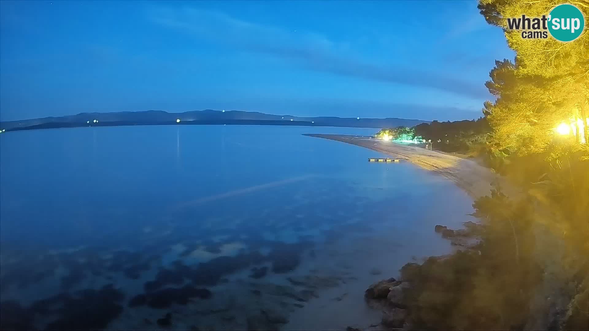 Spletna kamera Bol Zlatni Rat – Pogled v živo z otoka Brač