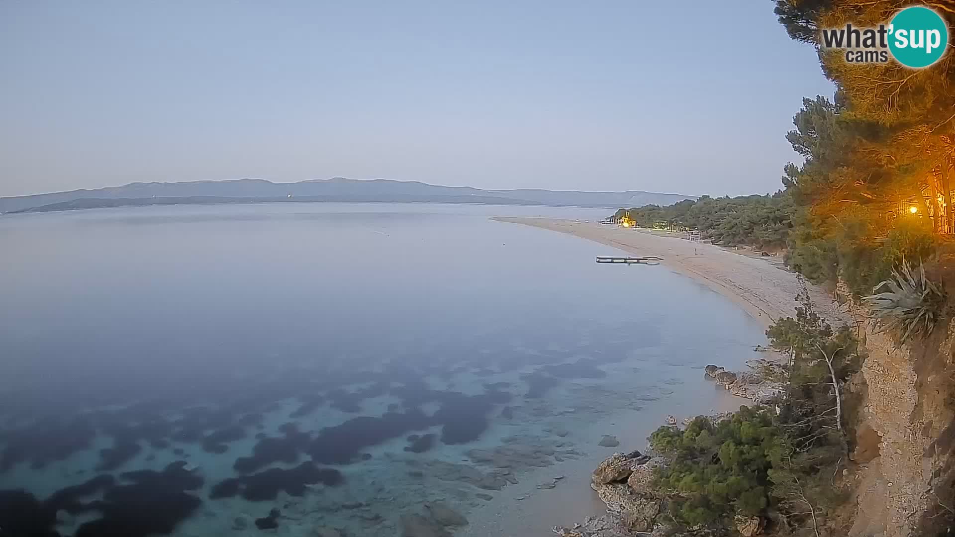 Webcam Bol Zlatni Rat – Vista en vivo desde la isla de Brač