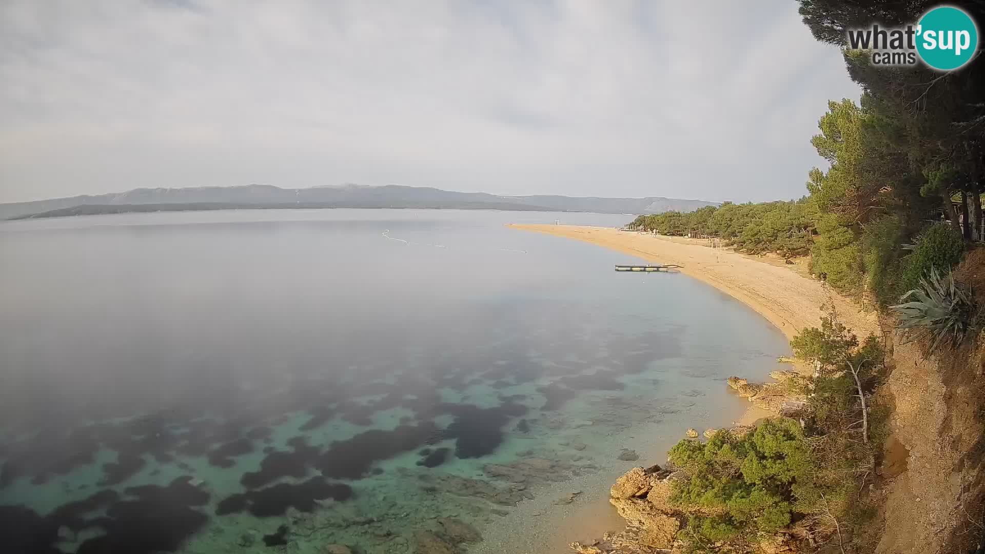 Web kamera Bol Zlatni Rat – Pogled uživo s otoka Brača