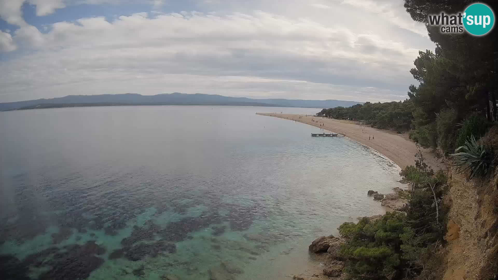 Web kamera Bol Zlatni Rat – Pogled uživo s otoka Brača