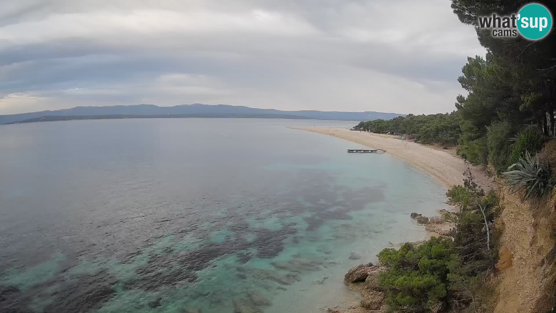 Webcam Zlatni Rat Bol – Liveblick vom berühmten Strand auf Brač