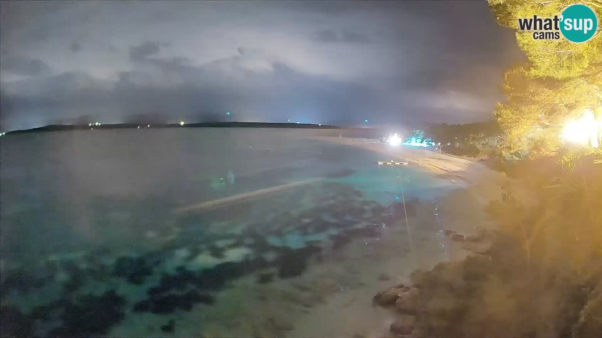 Webcam Bol Zlatni Rat – Vista en vivo desde la isla de Brač