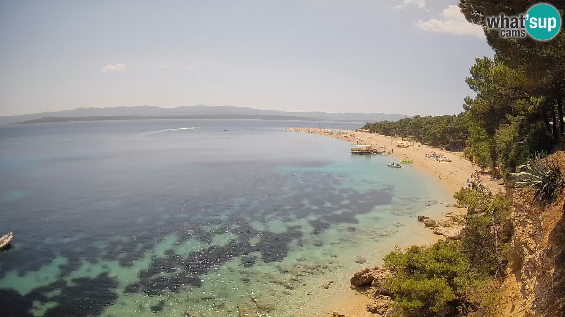 Webcam Bol Zlatni Rat – Vista en vivo desde la isla de Brač