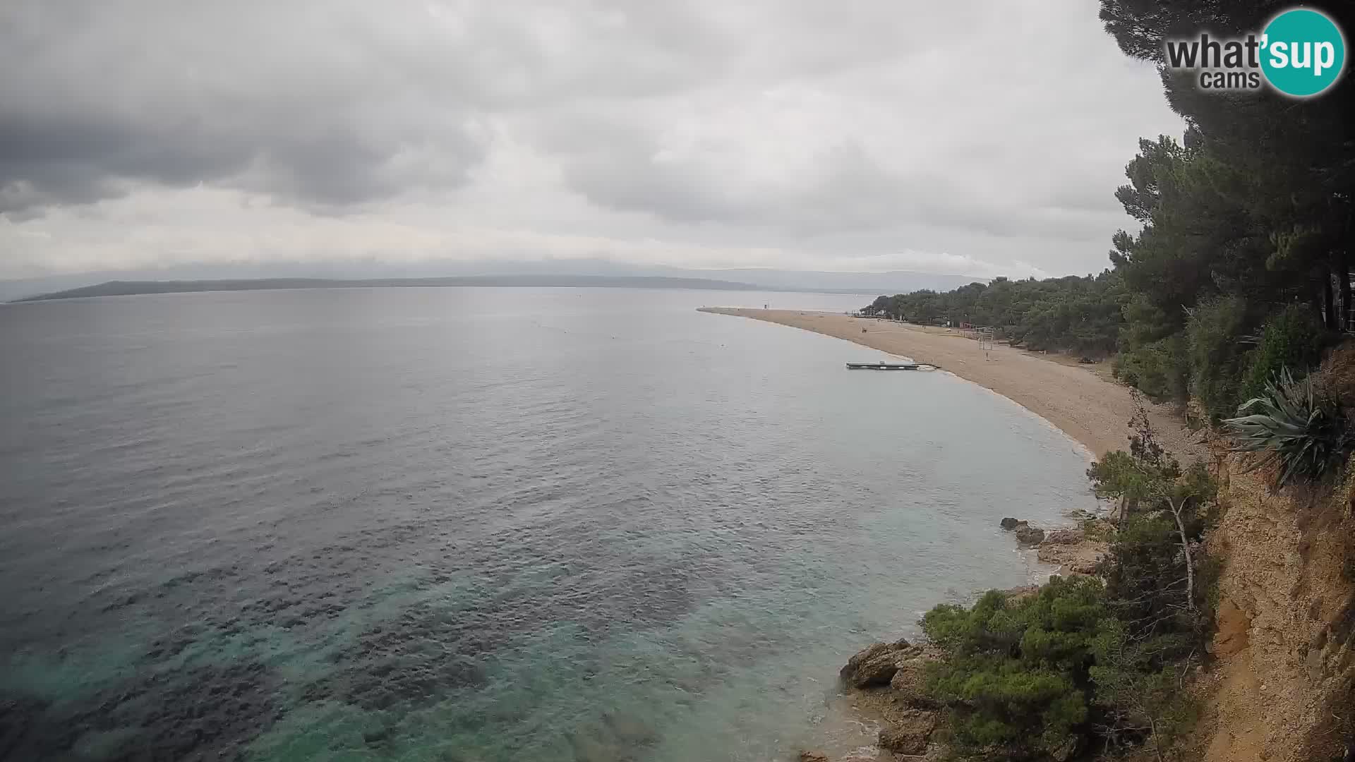 Web kamera Bol Zlatni Rat – Pogled uživo s otoka Brača