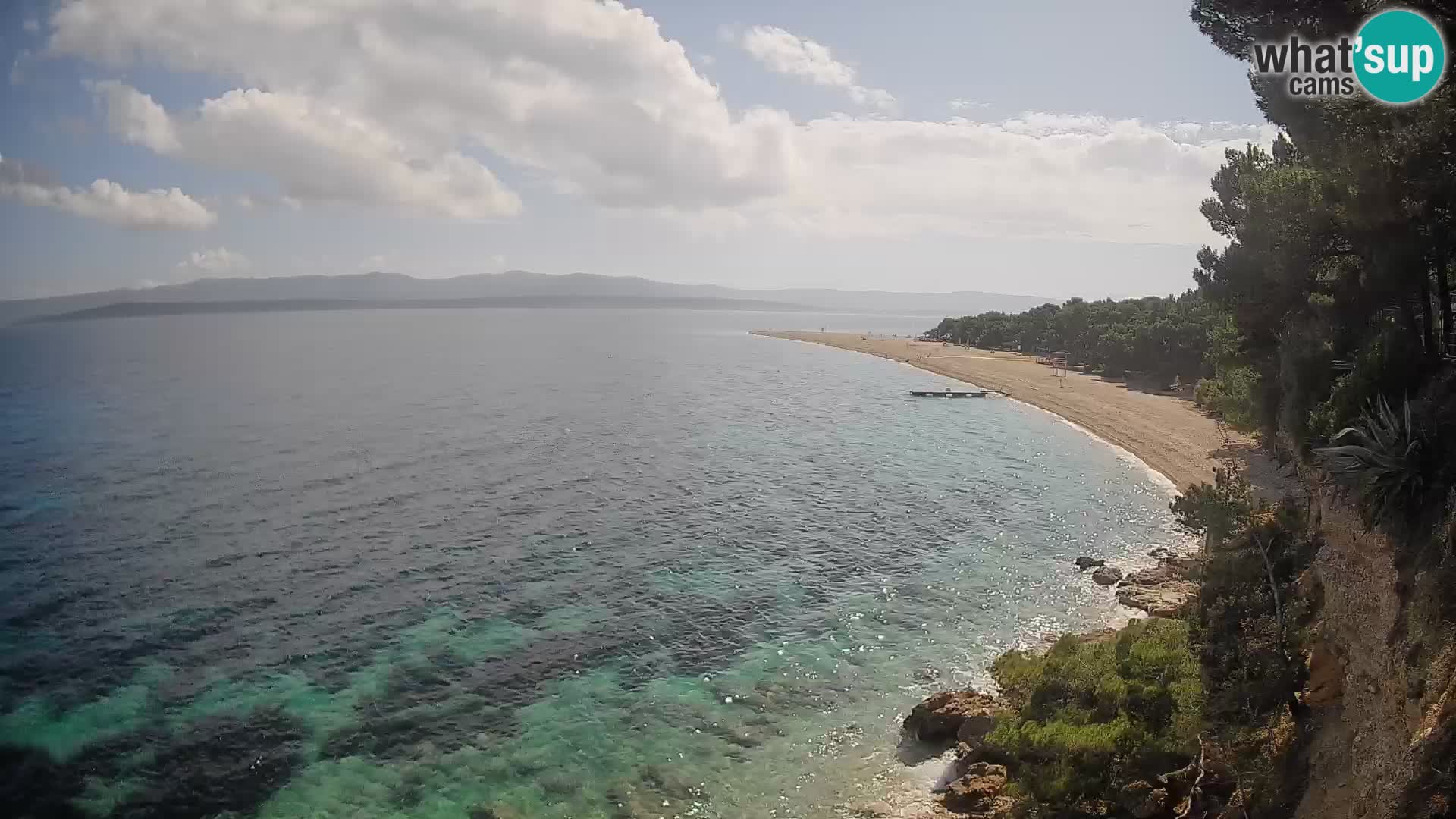 Webcam Bol Zlatni Rat – Vue en direct depuis l’île de Brač