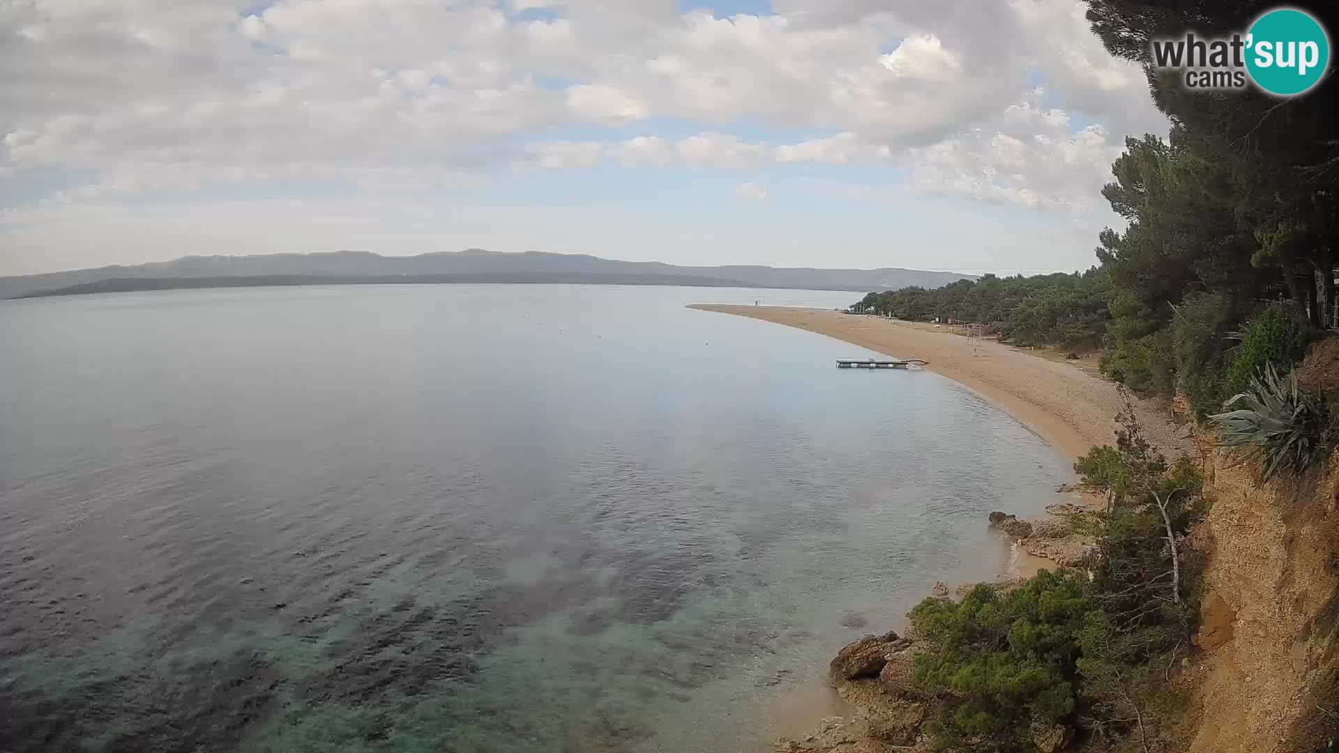 Webcam Bol Zlatni Rat – Vue en direct depuis l’île de Brač