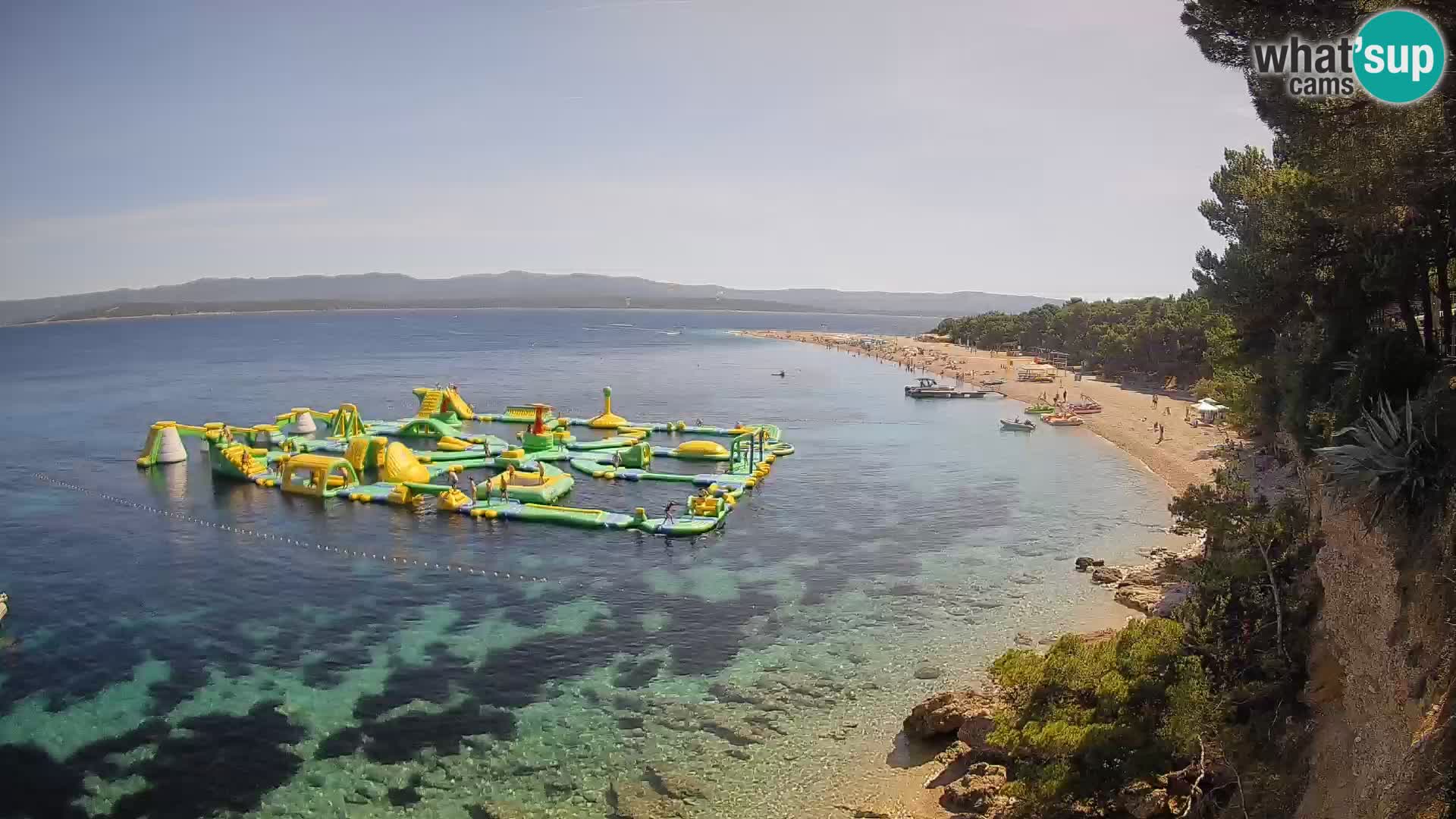 Webcam Zlatni Rat Bol – Liveblick vom berühmten Strand auf Brač