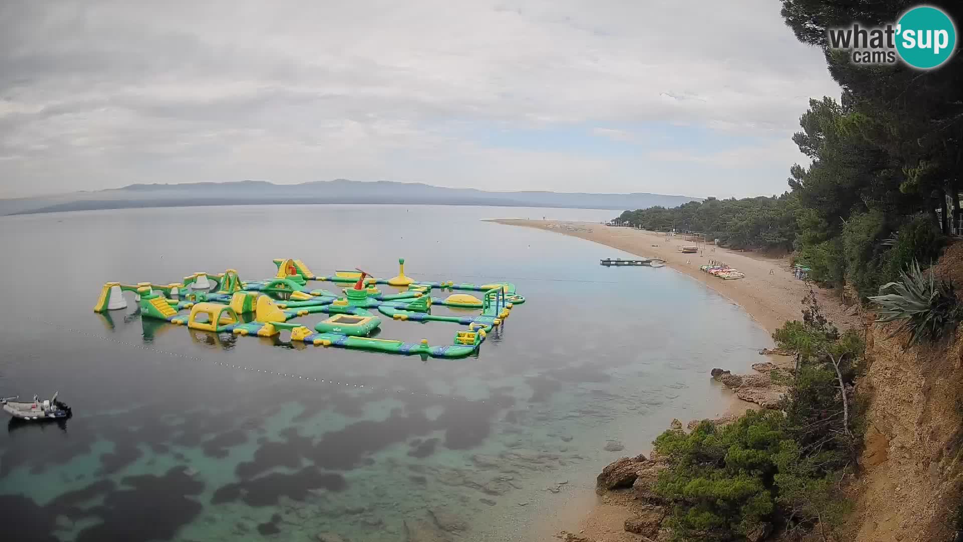 Webcam Bol Zlatni Rat – Vista en vivo desde la isla de Brač