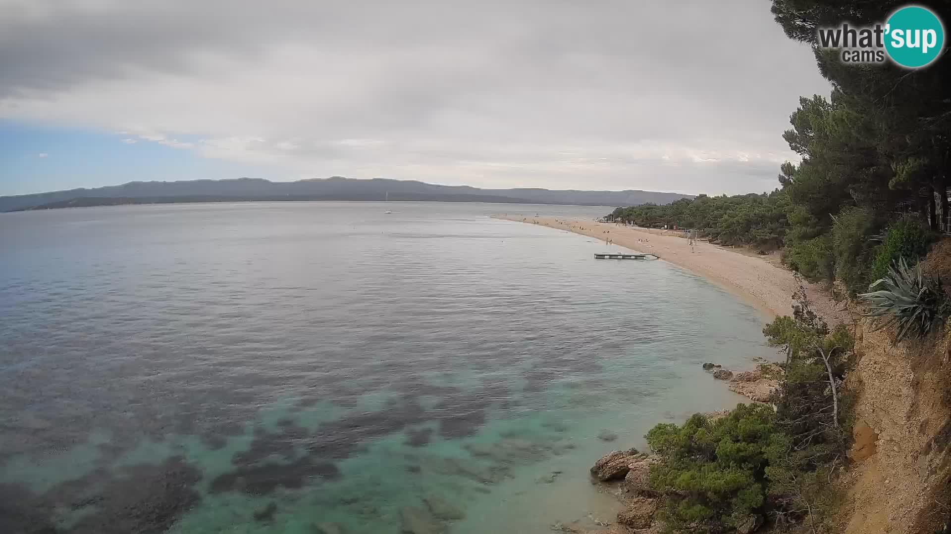 Web kamera Bol Zlatni Rat – Pogled uživo s otoka Brača