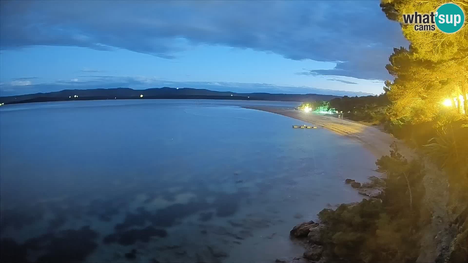 Webcam Bol Zlatni Rat – Vista en vivo desde la isla de Brač