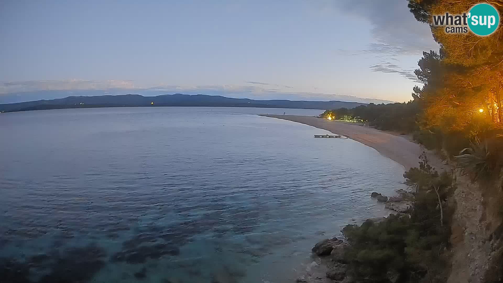 Webcam Zlatni Rat Bol – Liveblick vom berühmten Strand auf Brač