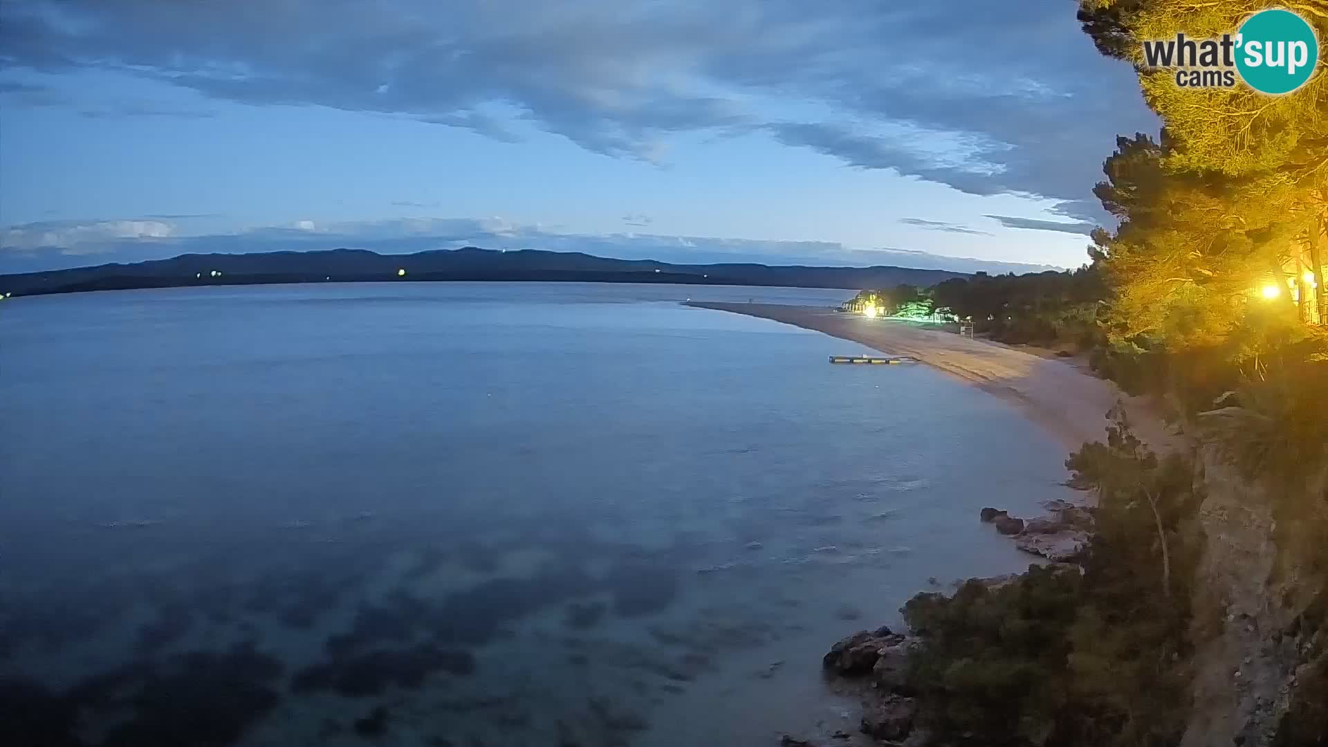 Webcam Bol Zlatni Rat – Vista en vivo desde la isla de Brač