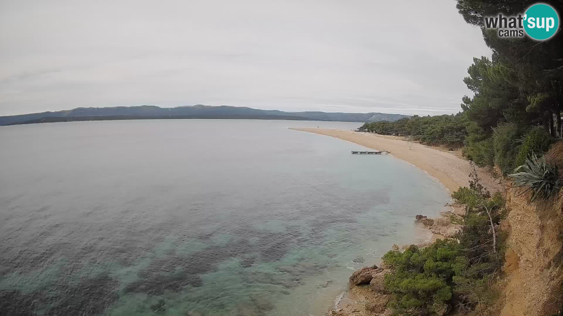 Web kamera Bol Zlatni Rat – Pogled uživo s otoka Brača