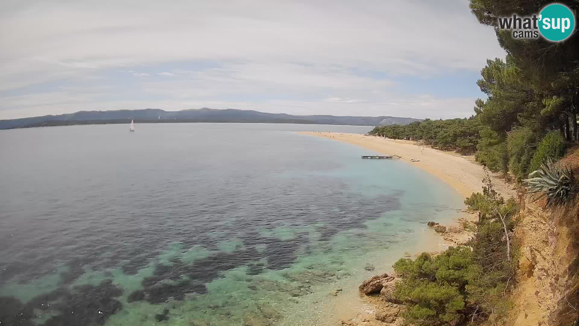 Webcam Bol Zlatni Rat – Vue en direct depuis l’île de Brač
