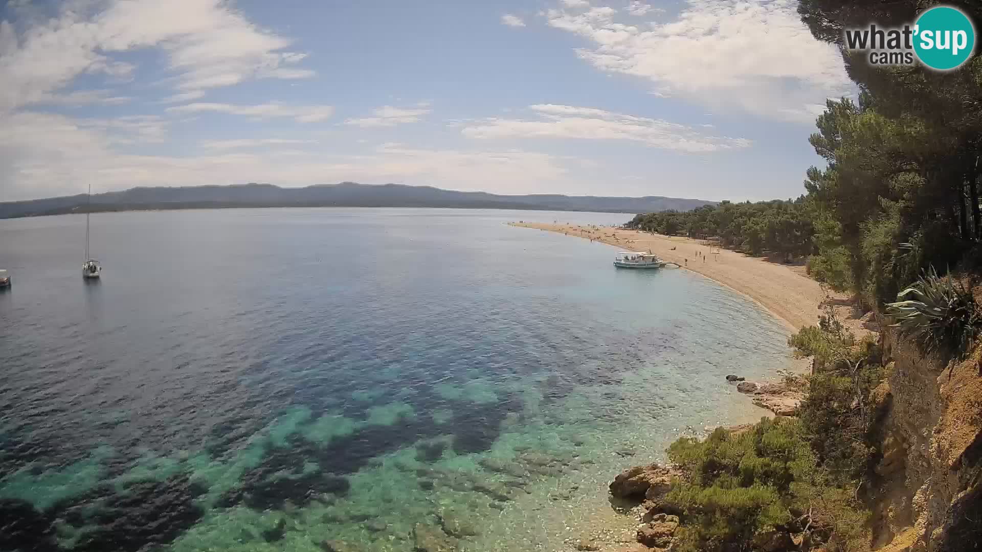 Webcam Bol Zlatni Rat – Live View from Brač Island